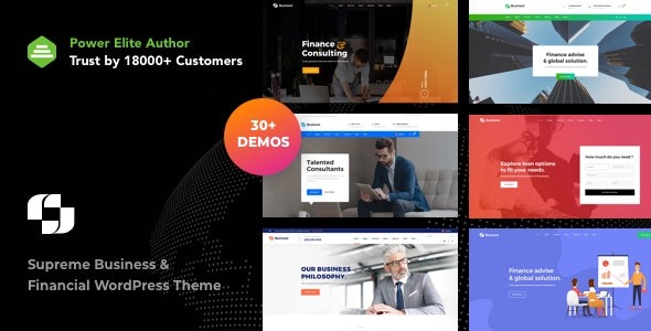 Businext 2.5.0 - Business and Financial Institution WordPress Theme
