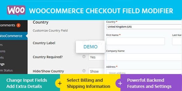 WooCommerce Checkout Field Modifier 1.0.2 - MyThemeShop