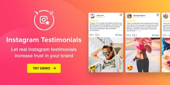 Instagram Testimonials 1.4.1 - Plugin for WordPress