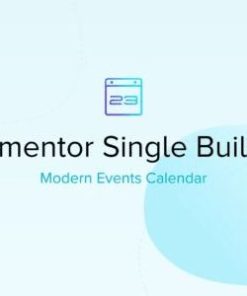 Modern Events Calendar Elementor Single Builder 1.3.6