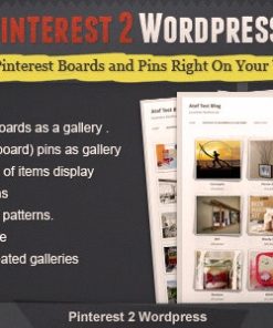 Pinterest to WordPress 1.1.2 - WordPress Pinterest Gallery Plugin