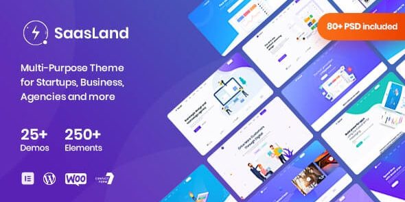 SaasLand 3.7.7 - MultiPurpose WordPress Theme for Saas & Startup