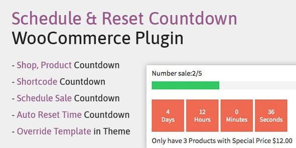 WooCP Schedule 1.0.0 - Reset Countdown Plugin WooCommerce