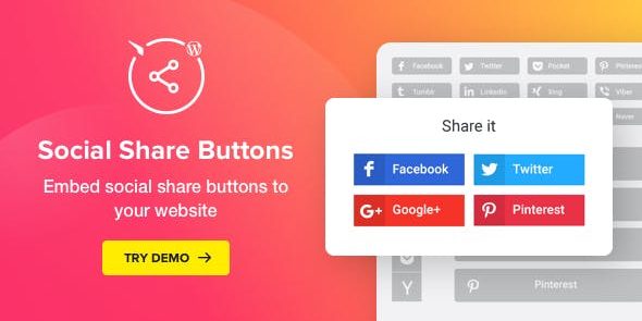 Social Media Share Buttons for WordPress 1.6.1