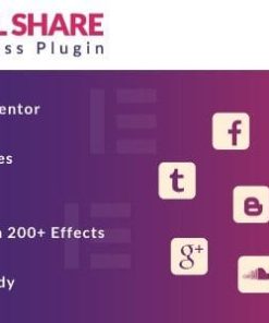 Social Share for Elementor 1.0 WordPress Plugin