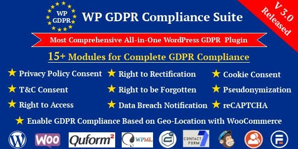 WP GDPR Compliance Suite 3.6 - Wordpress Plugin