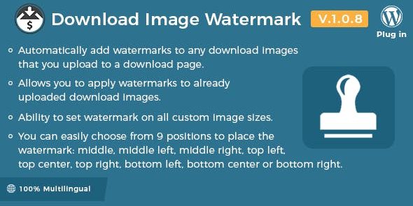 Easy Digital Downloads Download Image Watermark 1.1.0