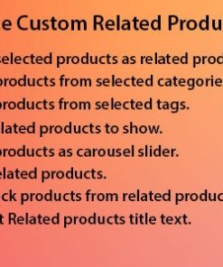 WooCommerce Custom Related Products Pro 1.5.0