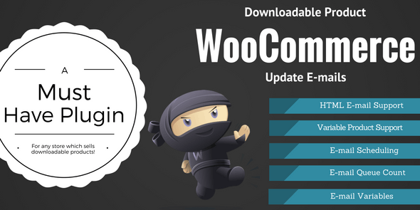 WooCommerce Downloadable Product Update E-mails 2.0.10