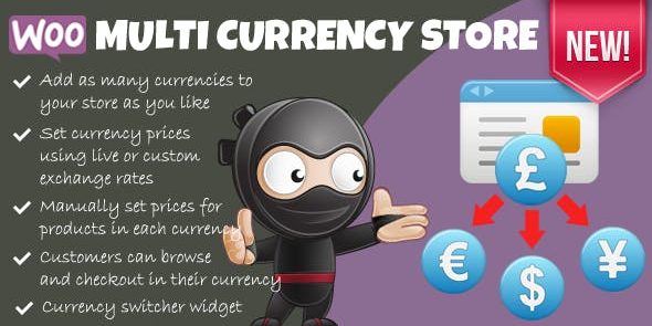 Woocommerce Multi Currency Store 1.9.8