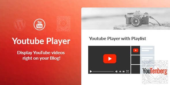 Youtenberg 1.0.2 - Gutenberg YouTube Player with Playlist