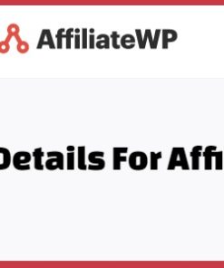 AffiliateWP Order Details For Affiliates 1.3