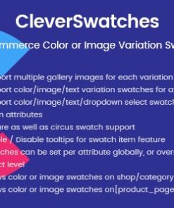 CleverSwatches 2.2.3 - WooCommerce Color or Image Variation Swatches