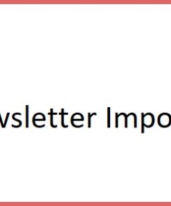 Newsletter Import 1.5.9