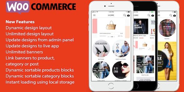 ionic 3 App for WooCommerce 2.3