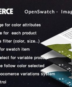 Openswatch 6.1.1 - Woocommerce variations image swatch