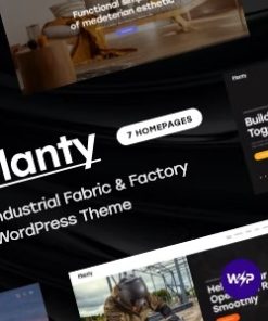 Planty 1.31.0 - Industrial Fabric & Factory WordPress Theme