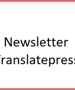 Newsletter Translatepress 1.0.3