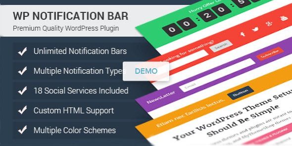 WP Notification Bar Pro 1.2.1 - MyThemeShop