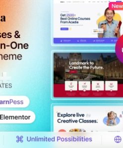 Acadia 3.2.0 - Education WordPress Theme For University & Online Course