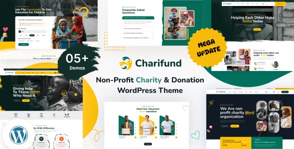 ChariFund 2.1.0 - Charity & Donation Foundation WordPress Theme Multipurpose