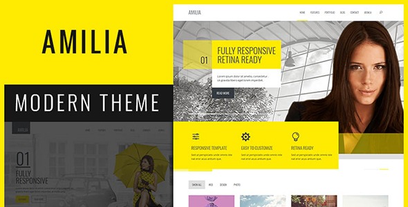 Amilia 1.2 - Responsive MultiPurpose Joomla Template