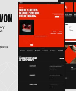 Bravon  - Startup Branding Agency Elementor Template Kit