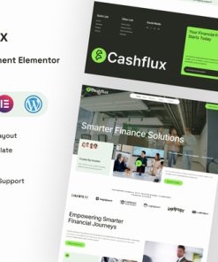 Cashflux  - Finance & Investment Elementor Template Kit