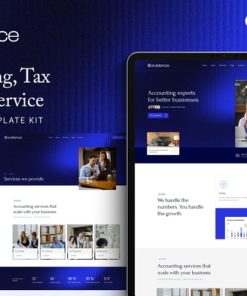 Evidence  - Accounting, Tax & CPA Service Elementor Template Kit