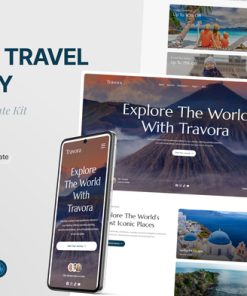 Travora  - Tour & Travel Agency Elementor Template Kit