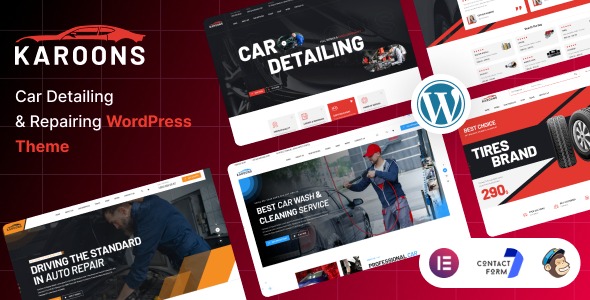 Karoons 1.0.0 - Car Detailing & Repair WordPress Theme